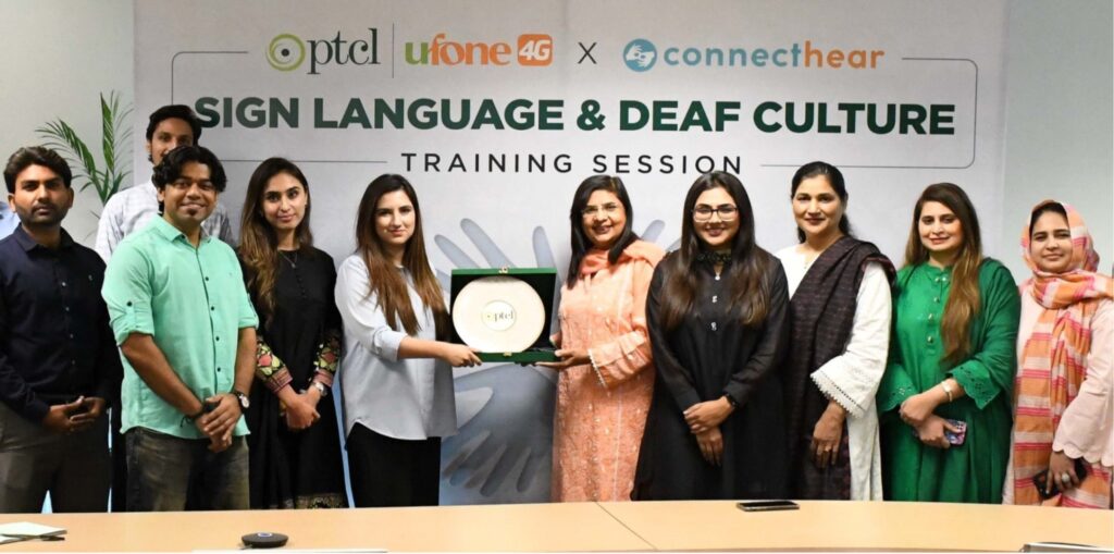 PTCL Group collaborates with ConnectHear to conduct sign language training