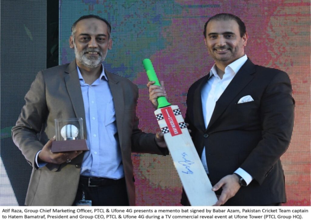 PTCL Group (PTCL & Ufone 4G) has signed Pakistani cricket icons, Babar Azam, Haris Rauf and Naseem Shah as brand ambassadors for the Group to celebrate the nation’s roaring passion for cricket and to rally support for the Pakistan Cricket