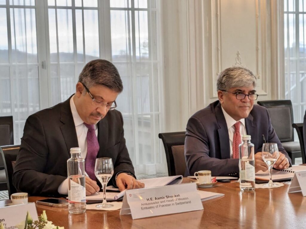 Pakistan and Switzerland affirming the value of Bilateral Political Consultations in strengthening bilateral relations