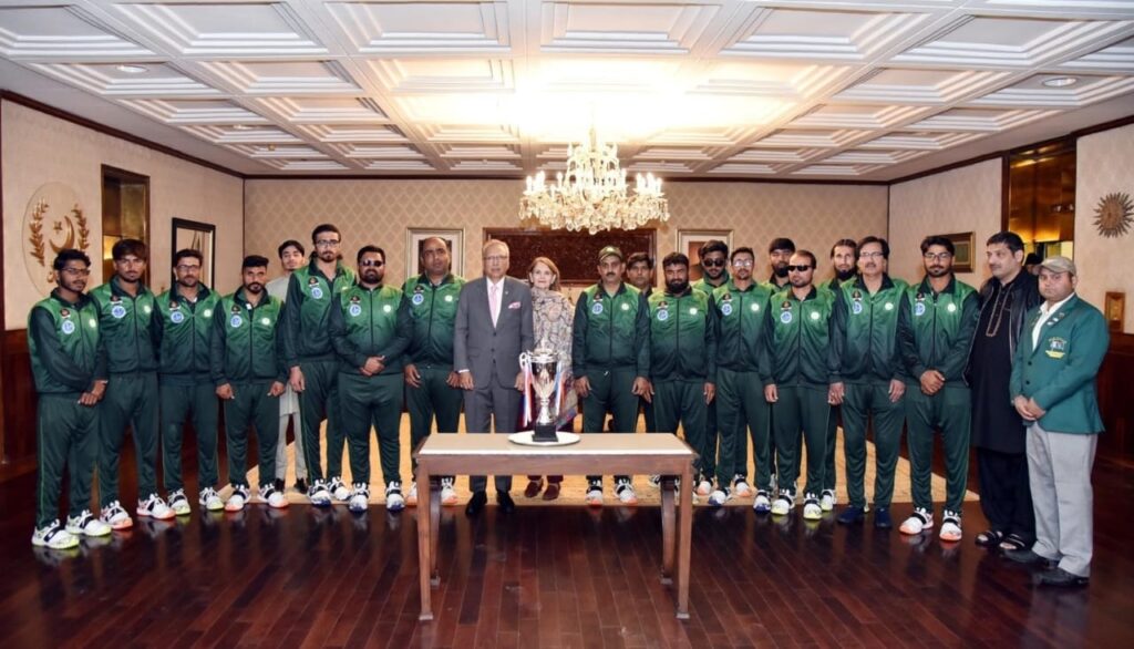 President lauds blind cricket team for bringing fame to Pakistan, highlighting DAPs’ capabilities