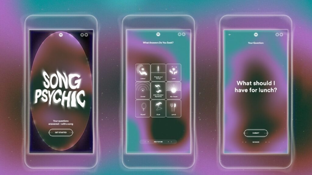 Spotify launches “Song Psychic” to become your new favorite fortune teller