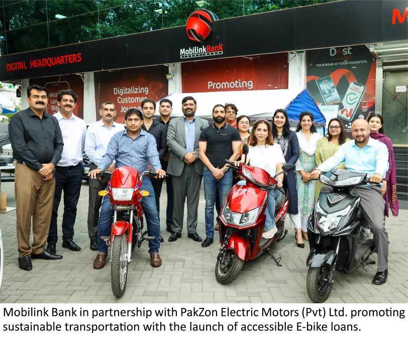 Mobilink Bank introduces affordable E-bike loans for a greener future