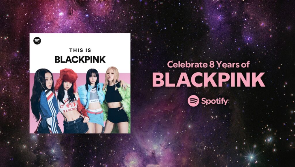 BLACKPINK teams up with Spotify to celebrate debut anniversary; invites BLINKs to join #8YearswithBLACKPINK