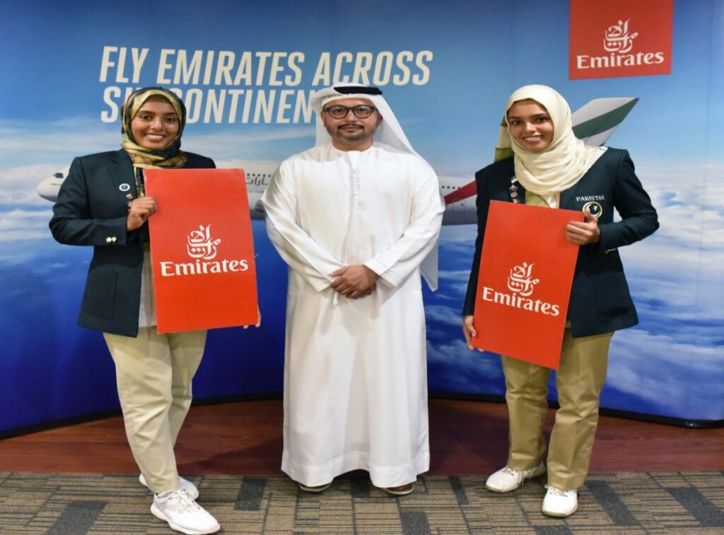 Emirates is supporting the flight journeys for Syed Daniah and Syed Abiha, two remarkable young golf prodigies from Karachi