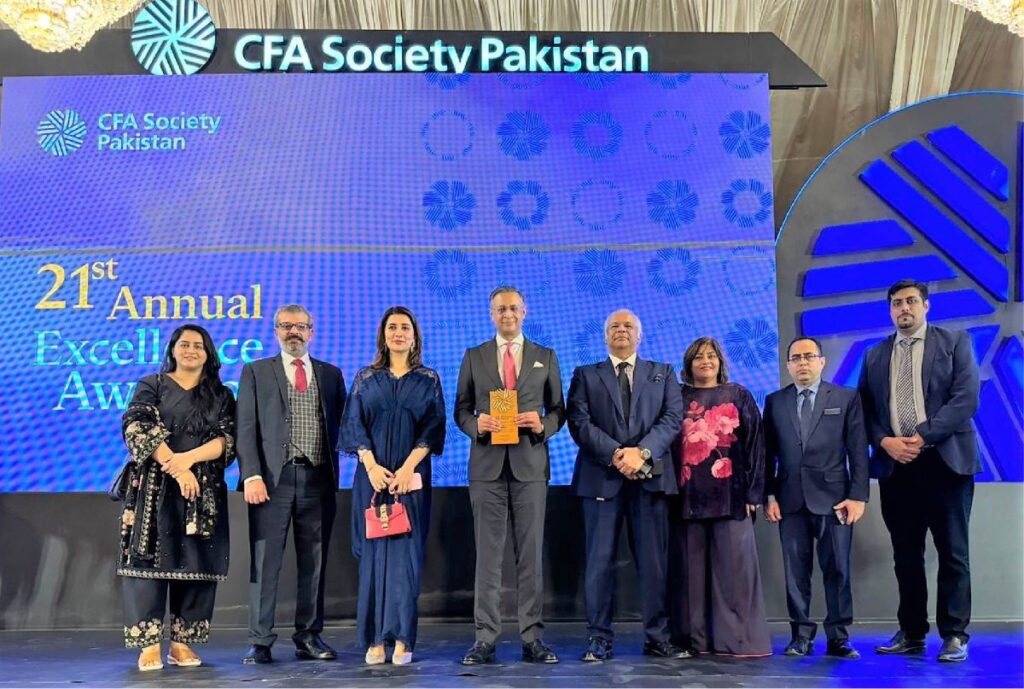 Pakistan’s leading digital microfinance bank, Mobilink Bank, has secured the prestigious title of ‘Best Digital Banking Services’ (Microfinance Category) at the 21st Annual Excellence Awards hosted by CFA Society Pakistan