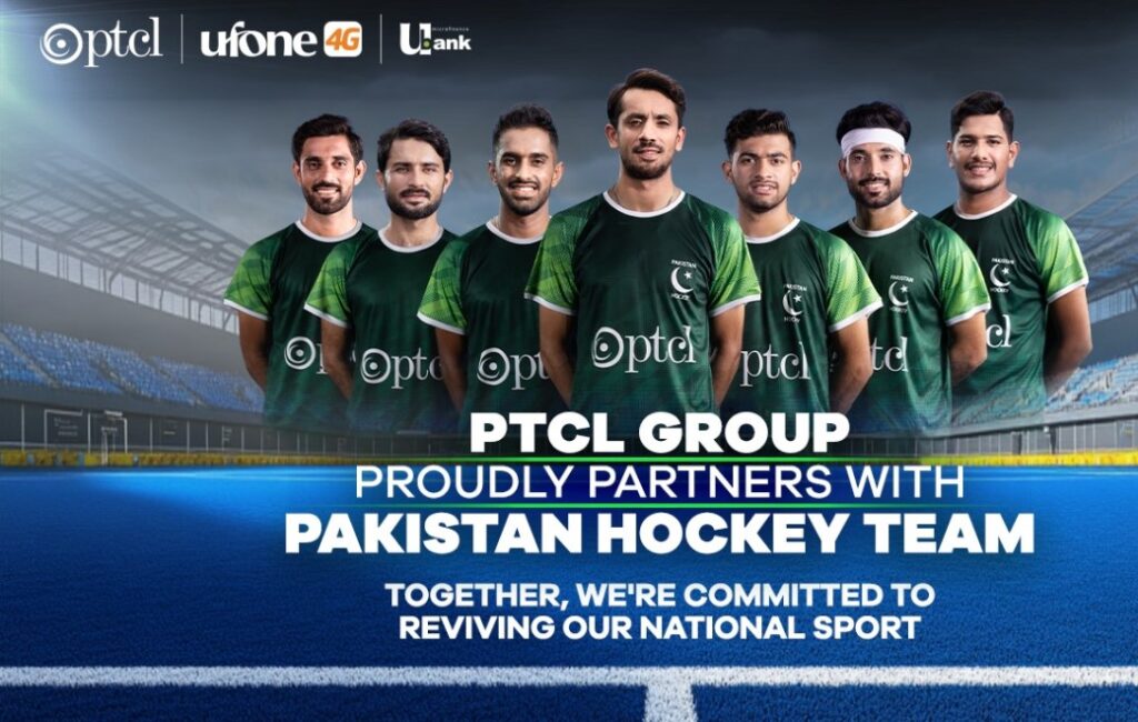 Pakistan’s largest telecommunication and integrated ICT services provider, PTCL Group (PTCL & Ufone 4G) partnered up with the Pakistan Hockey team, as they gear up for the Asian Champions Trophy 2024