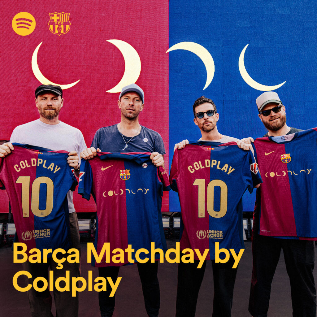 Spotify is once again bringing together record-breaking legends from the worlds of music and football, through its first-of-its-kind partnership with FC Barcelona