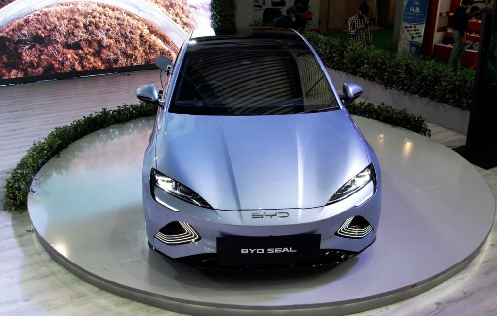 BYD SEAL is a high-performance electric sedan 