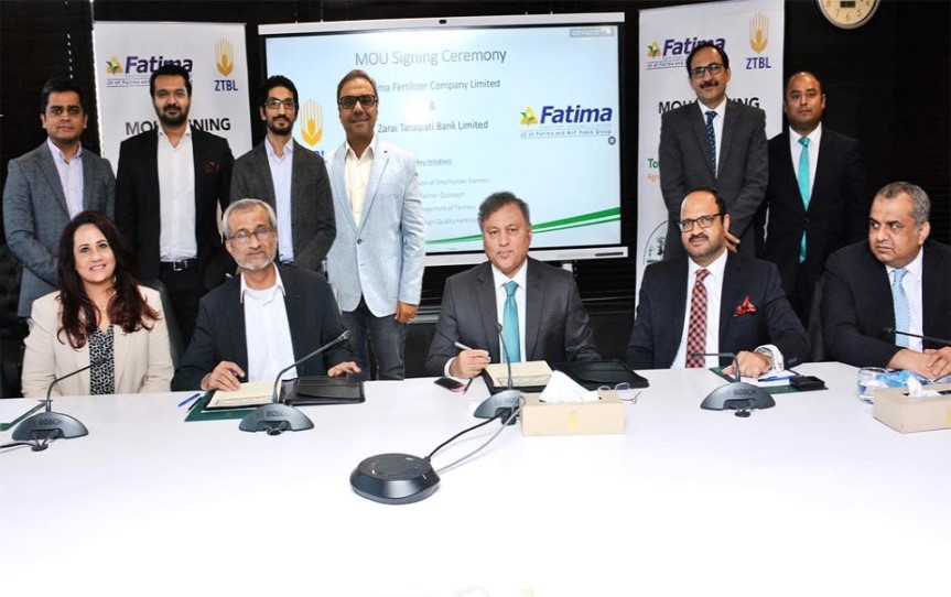 Fatima Fertilizer Company Limited and Zarai Taraqiati Bank Limited (ZTBL) have entered into a groundbreaking partnership to promote financial inclusion and support for smallholder farmers in Pakistan