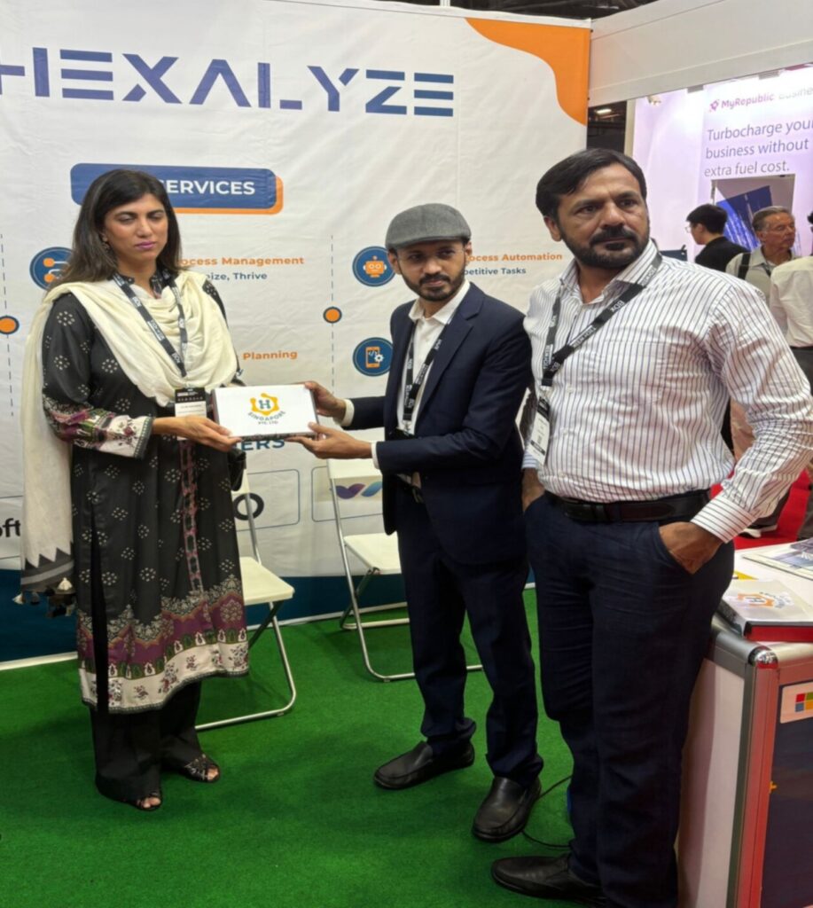 Hexalyze, one of the IT exporting Pakistani companies, is participating in Singapore Tech Week for the first time under the banner of "TechDestination Pakistan.