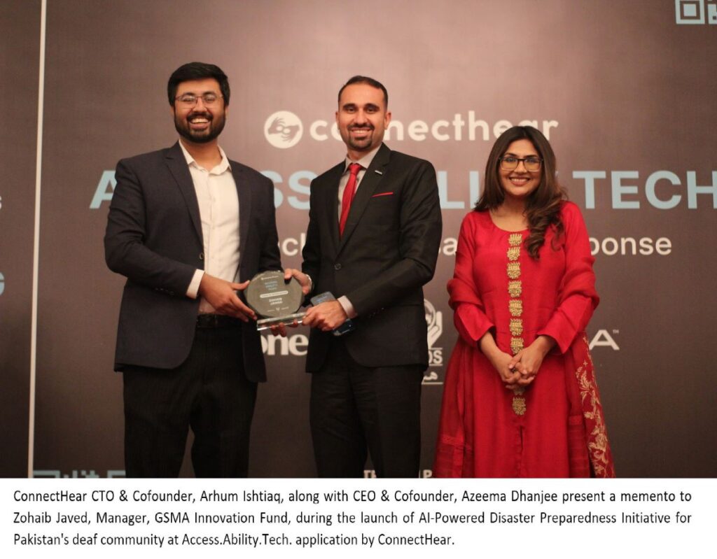 ConnectHear Launches AI-Powered Disaster Preparedness Initiative for Pakistan's Deaf Community at Access.Ability.Tech. Event