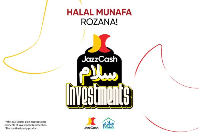 azzCash, in collaboration with Salaam Family Takaful Limited, has introduced Salaam Investments, a Shariah-compliant investment solution enabling its 13 million monthly active app users to invest and earn profits