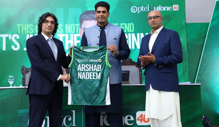 PTCL Group Reaffirms Commitment to Arshad Nadeem's Journey Towards Greater Heights