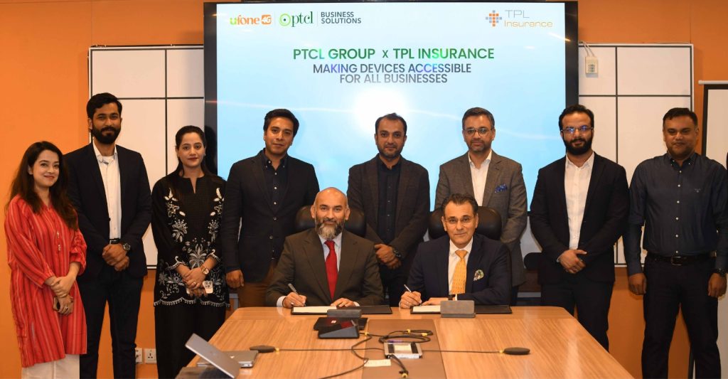 Pakistan’s largest telecommunication and digital services provider, PTCL Group (PTCL & Ufone 4G), has partnered with TPL Insurance to launch a groundbreaking financial guarantee system