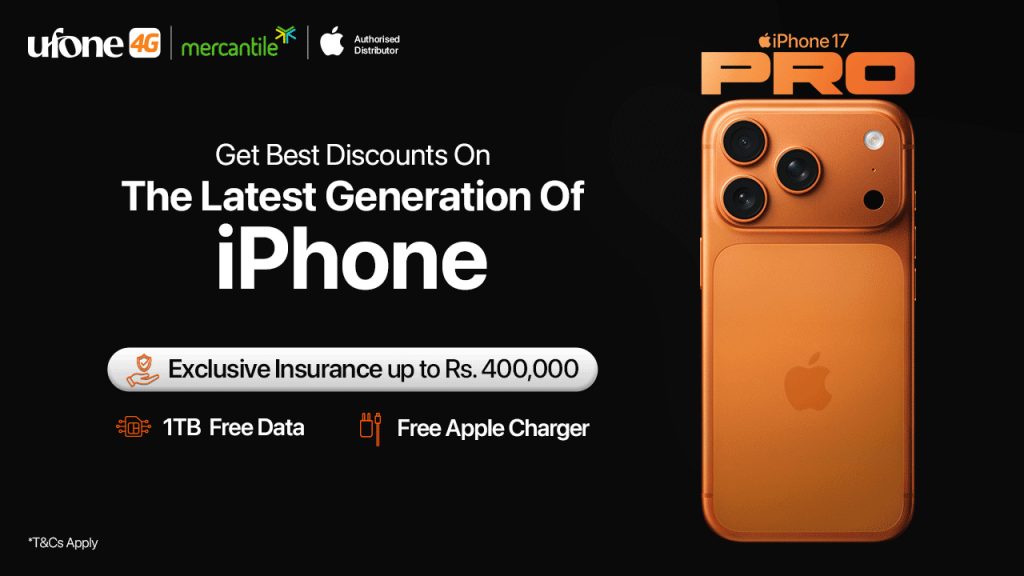 PTCL Group & Mercantile Offer iPhone 17 with Extended Warranty, Insurance, Connectivity Benefits and Exclusive Perks