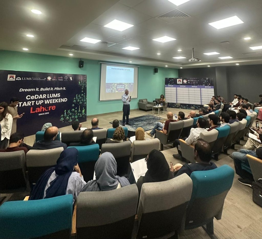 CeDAR at LUMS hosts Startup Weekend Lahore 2025
