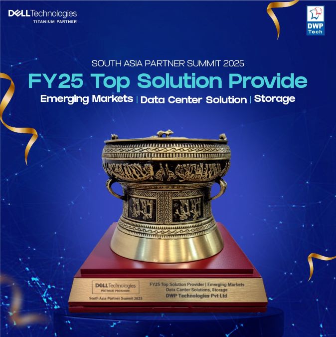 DWP Technologies wins Top Solution Provider award at Dell Technologies South Asia partner summit 2025