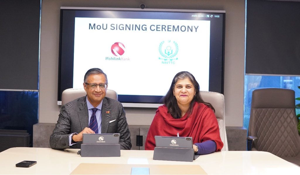 Mobilink Bank and NAVTTC Sign Strategic Partnership to Advance Skills Development, Financial Inclusion, and Women Empowerment Across Pakistan