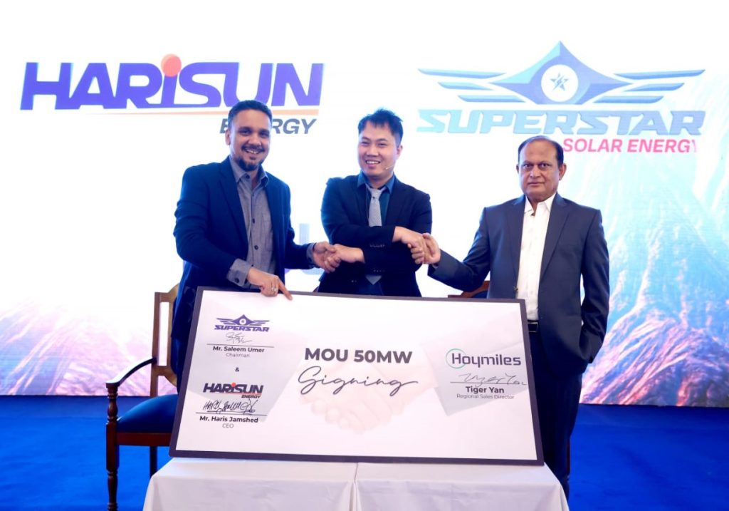 Chinese Hoymiles partners with Harisun Energy and Superstar to launch high-tech storage solutions in Pakistan