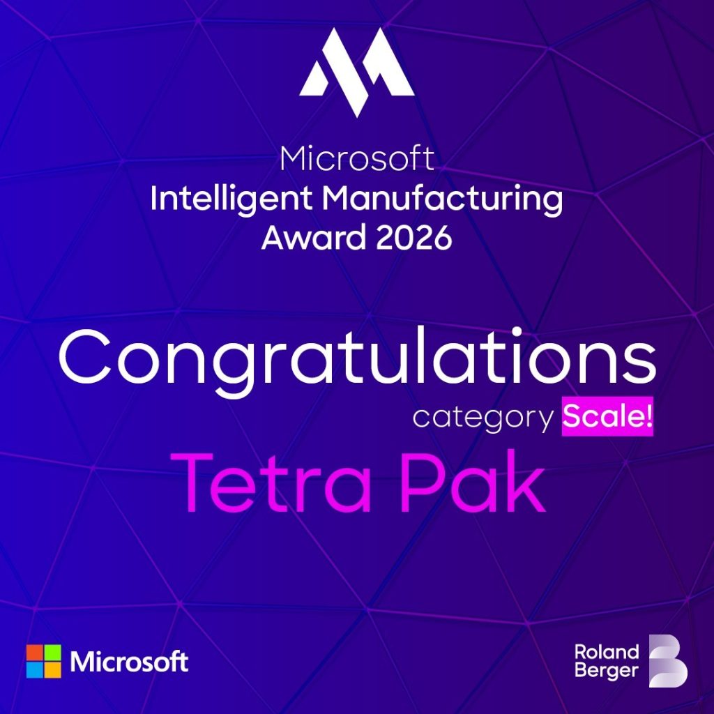 TETRA PAK® FACTORY OS™ WINS MIMA 2026 SCALE! AWARD