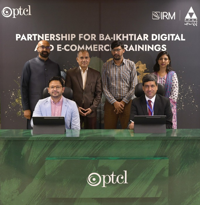 PTCL onboards IRM to deliver Ba-Ikhtiar's digital literacy component across 22 districts